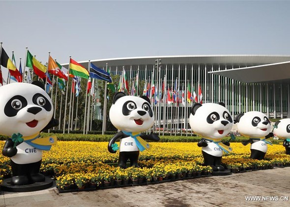 People Prepare for Second CIIE in Shanghai